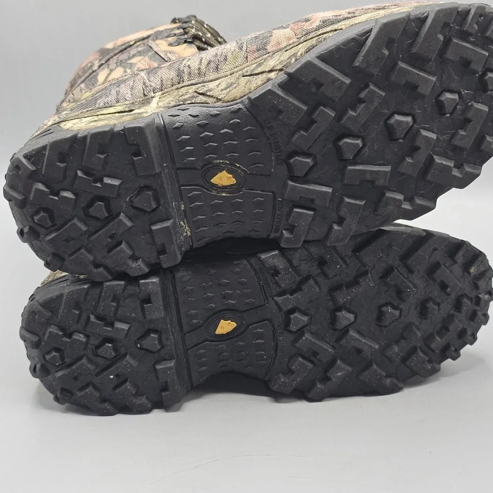 Herman Survivors Hollow Point Camo 600 Gram Thinsulate Waterproof Boots Size 11